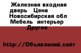 Железная входная дверь › Цена ­ 1 000 - Новосибирская обл. Мебель, интерьер » Другое   